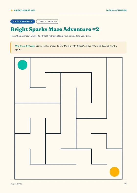 Sample activity page